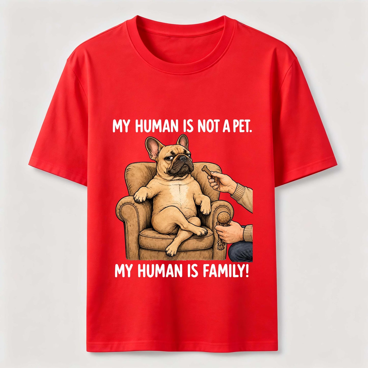My Human Is Family Frenchie Tee
