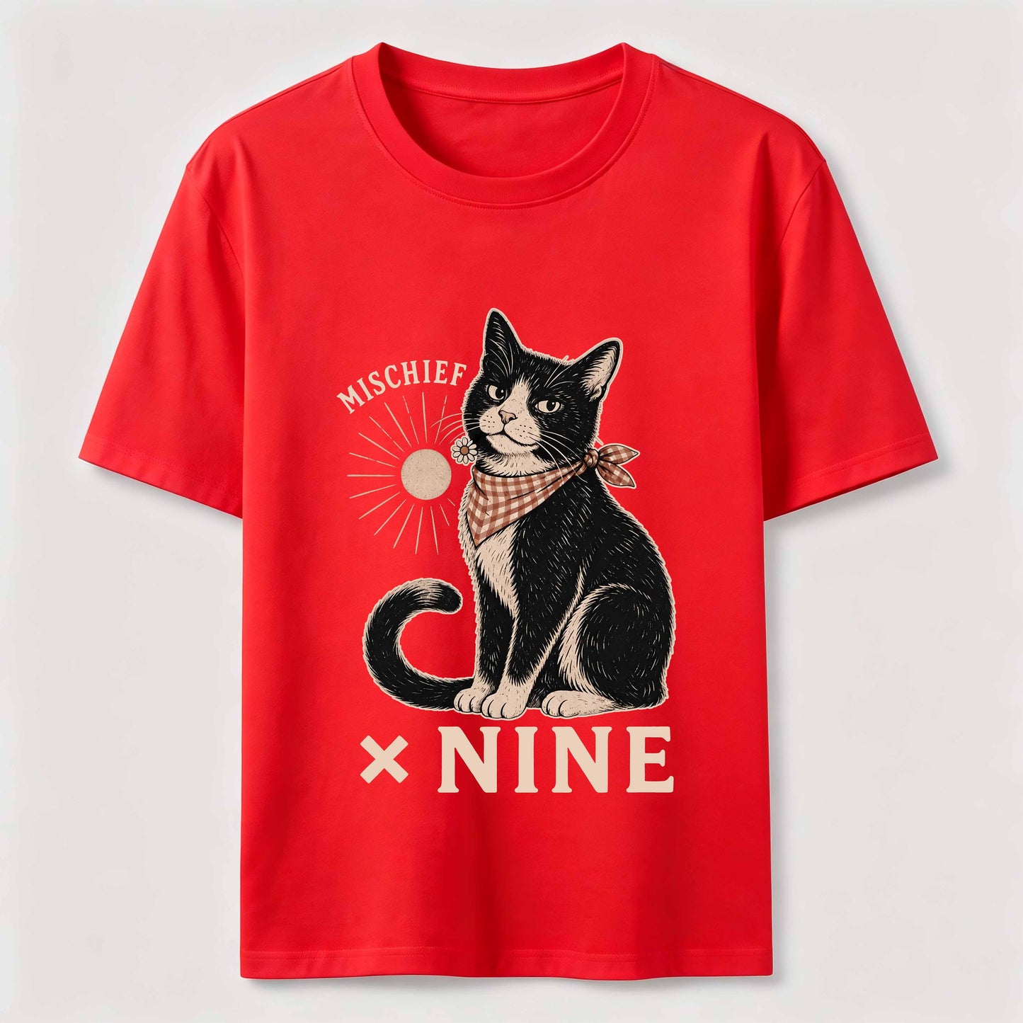 Mischief Times Nine Cat Tee
