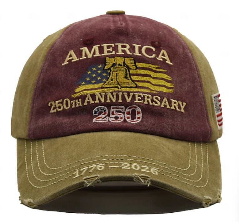 Bald 250th Anniversary 1776 2026 USA Embroidered Cap LM32 669027