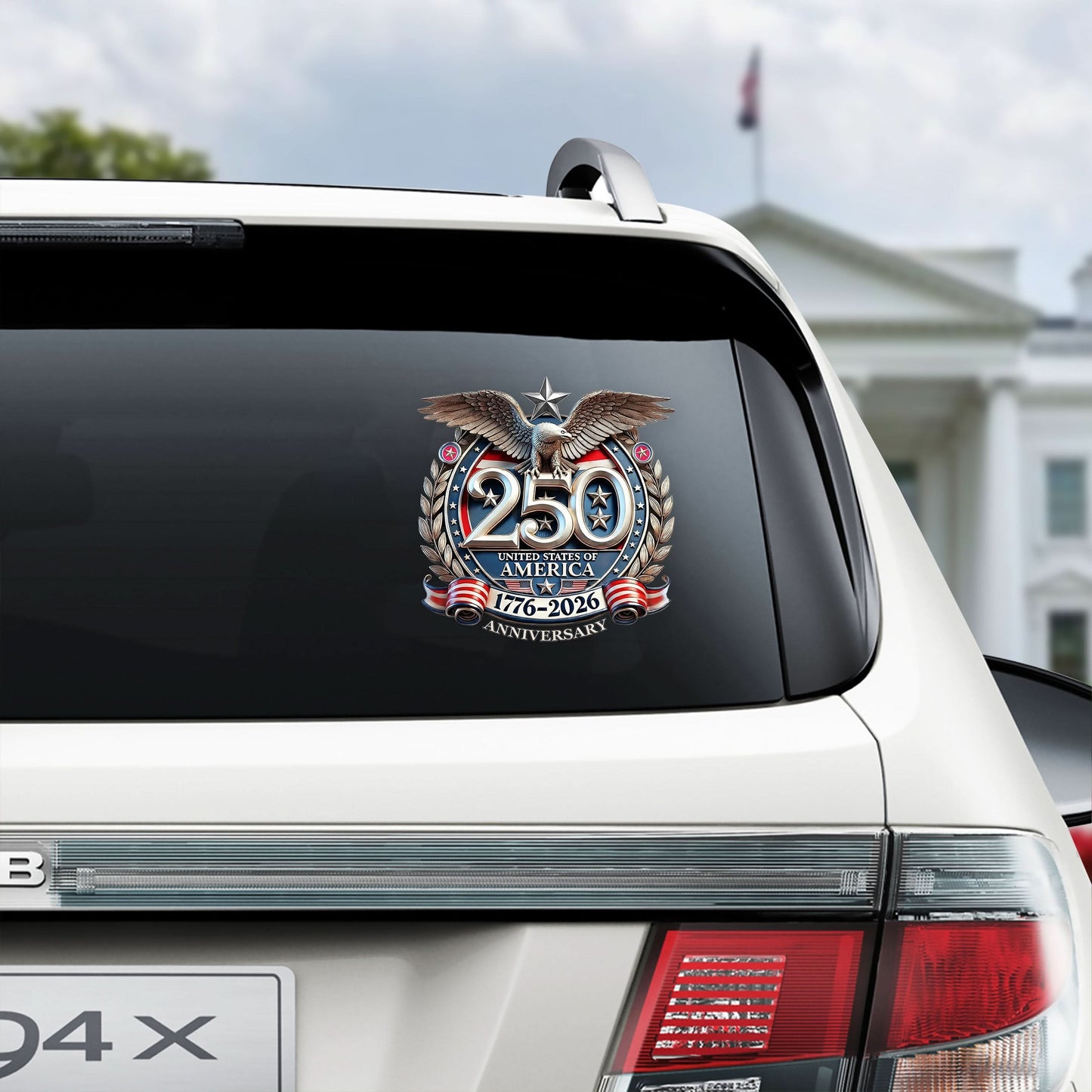 USA Eagles 250th Anniversary Semiquincentennial 1776-2026 Car Window Decal Sticker LM32 897759