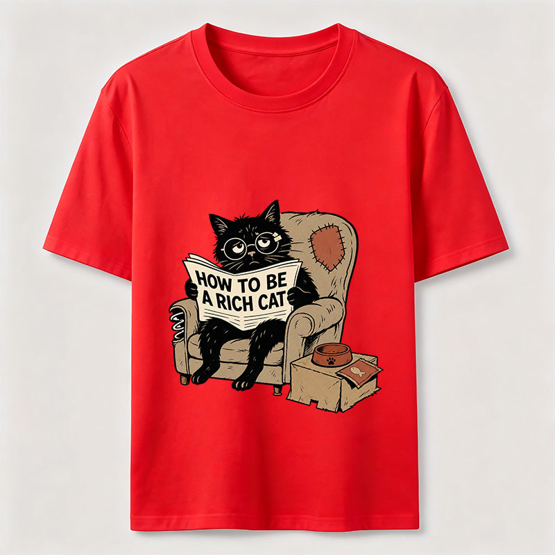 How to Be a Rich Cat T-Shirt
