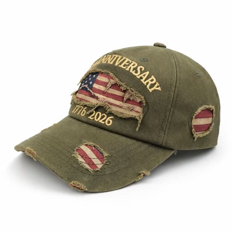 USA 250th Anniversary Hat 1776-2026, American Flag Independence Day Cap LM32 669029