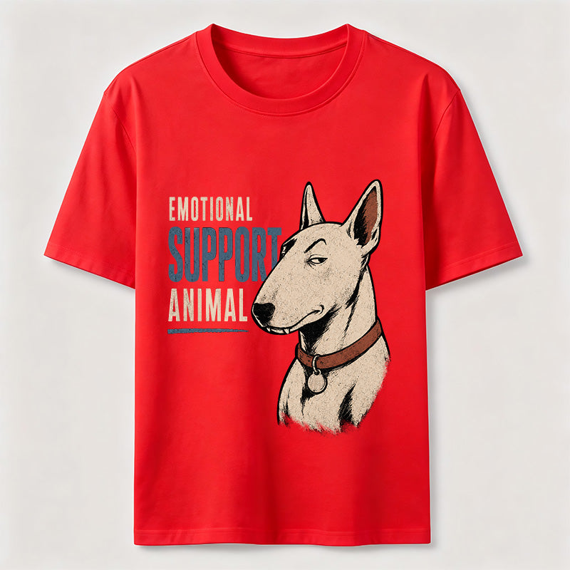 Emotional Support Bull Terrier T-Shirt