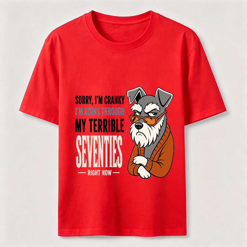 Terrible Seventies Cranky Schnauzer T-Shirt