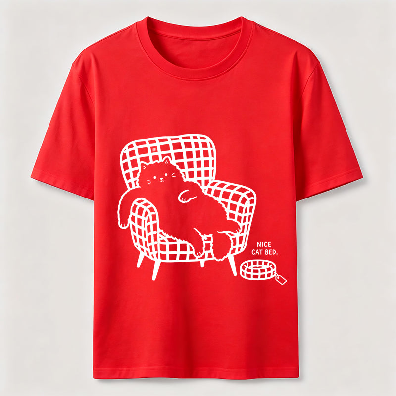 Reserved For The Lazy Cat Lover Graphic Tee