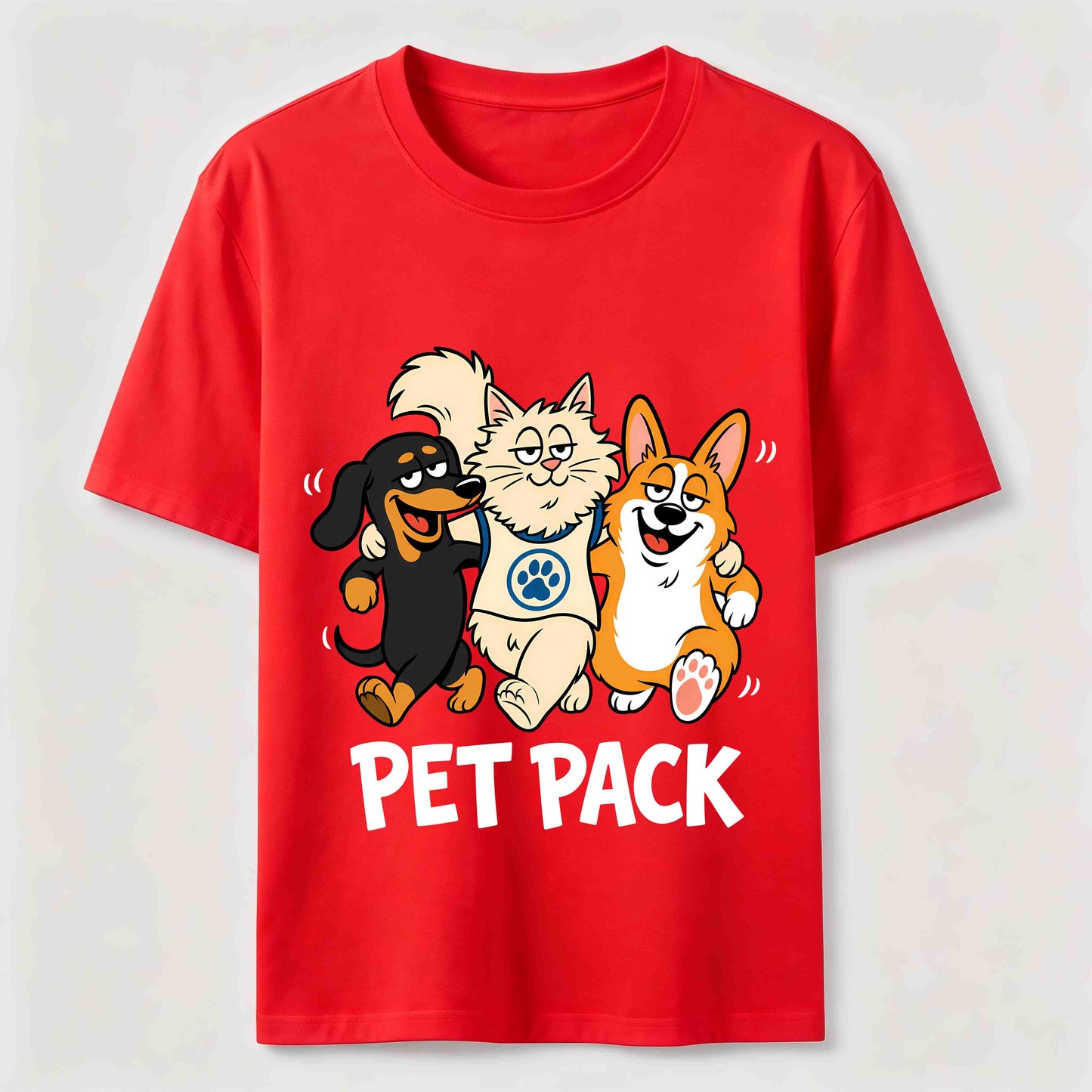Pet Pack Dog And Cat Tee