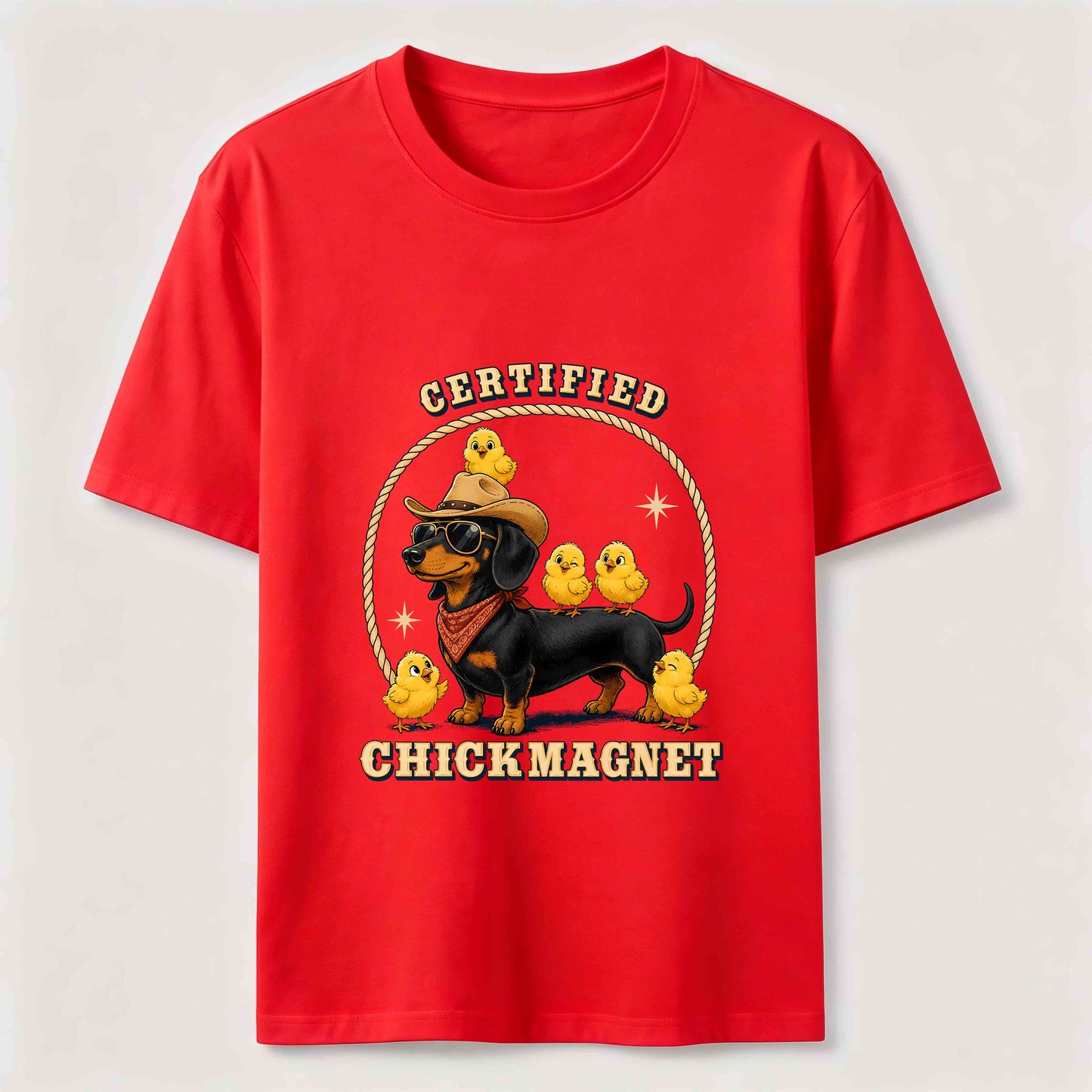 Certified Chick Magnet Dachshund T-Shirt