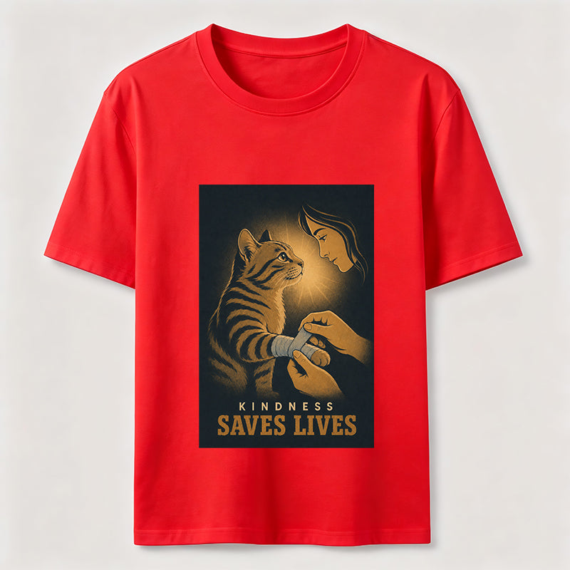 Every Paw Deserves Love – Cat Lover Graphic Tee