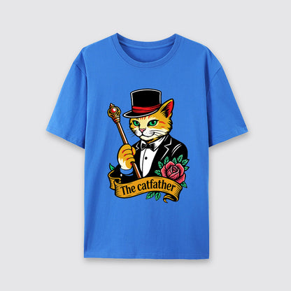 The Catfather Vintage Gentleman Cat T-Shirt