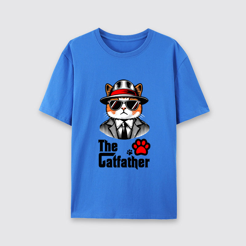 The Catfather Cool Gentleman Cat T-Shirt
