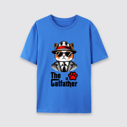 The Catfather Cool Gentleman Cat T-Shirt