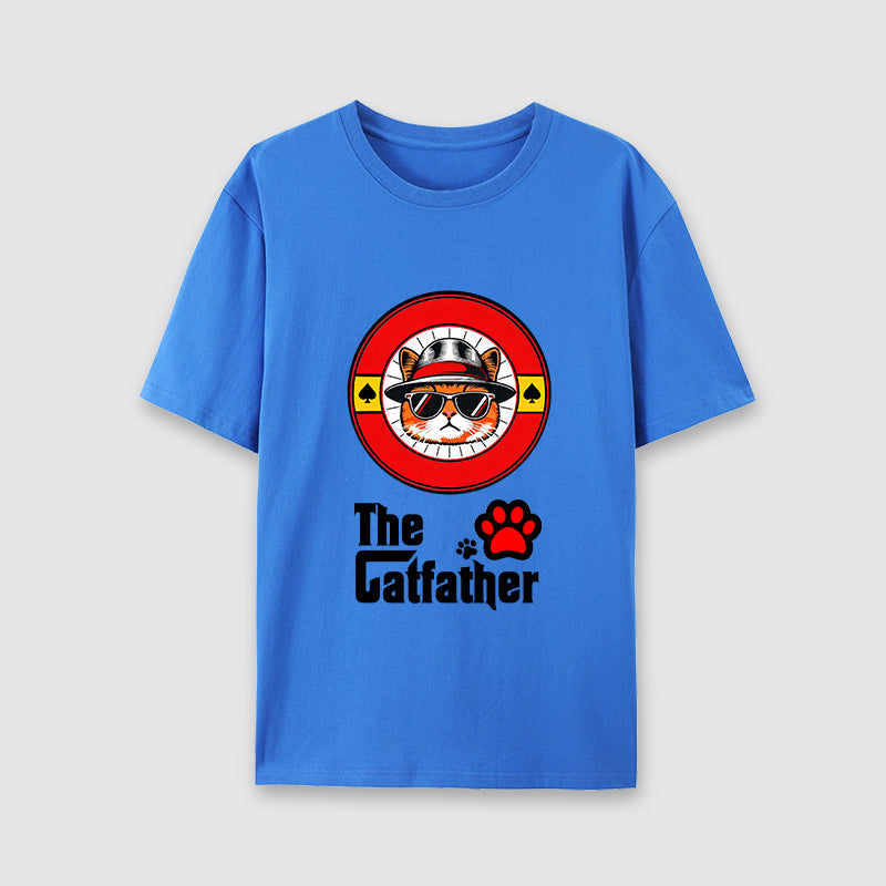 The Catfather Poker Face Cat T-Shirt