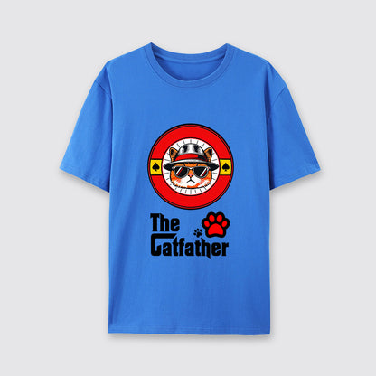 The Catfather Poker Face Cat T-Shirt