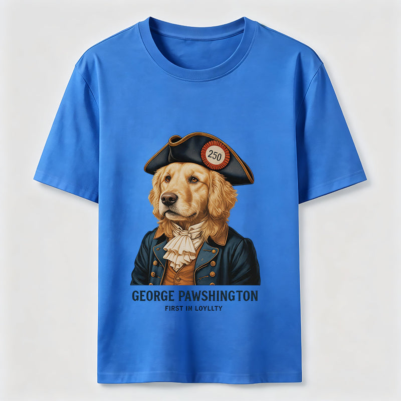 George Pawshington Golden Retriever T-Shirt