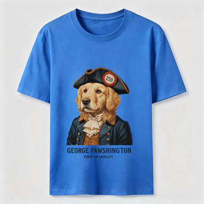 George Pawshington Golden Retriever T-Shirt