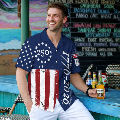 We the People 1776-2026 Stars and Stripes - USA 250th Anniversary Hawaiian Shirt