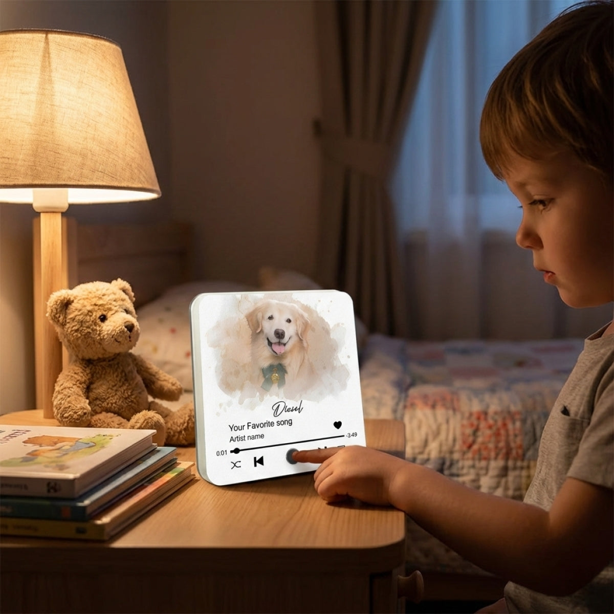 Pet From Photo - Personalized Customized Acrylic Music Magnet