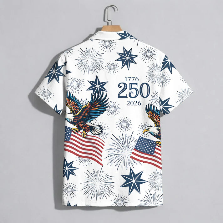 We the People 1776-2026 Stars and Stripes - USA 250th Anniversary Hawaiian Shirt
