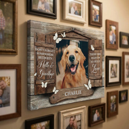 There Was Love So Much Love - Personalized Canvas / Poster | Gifts for Dog Lovers