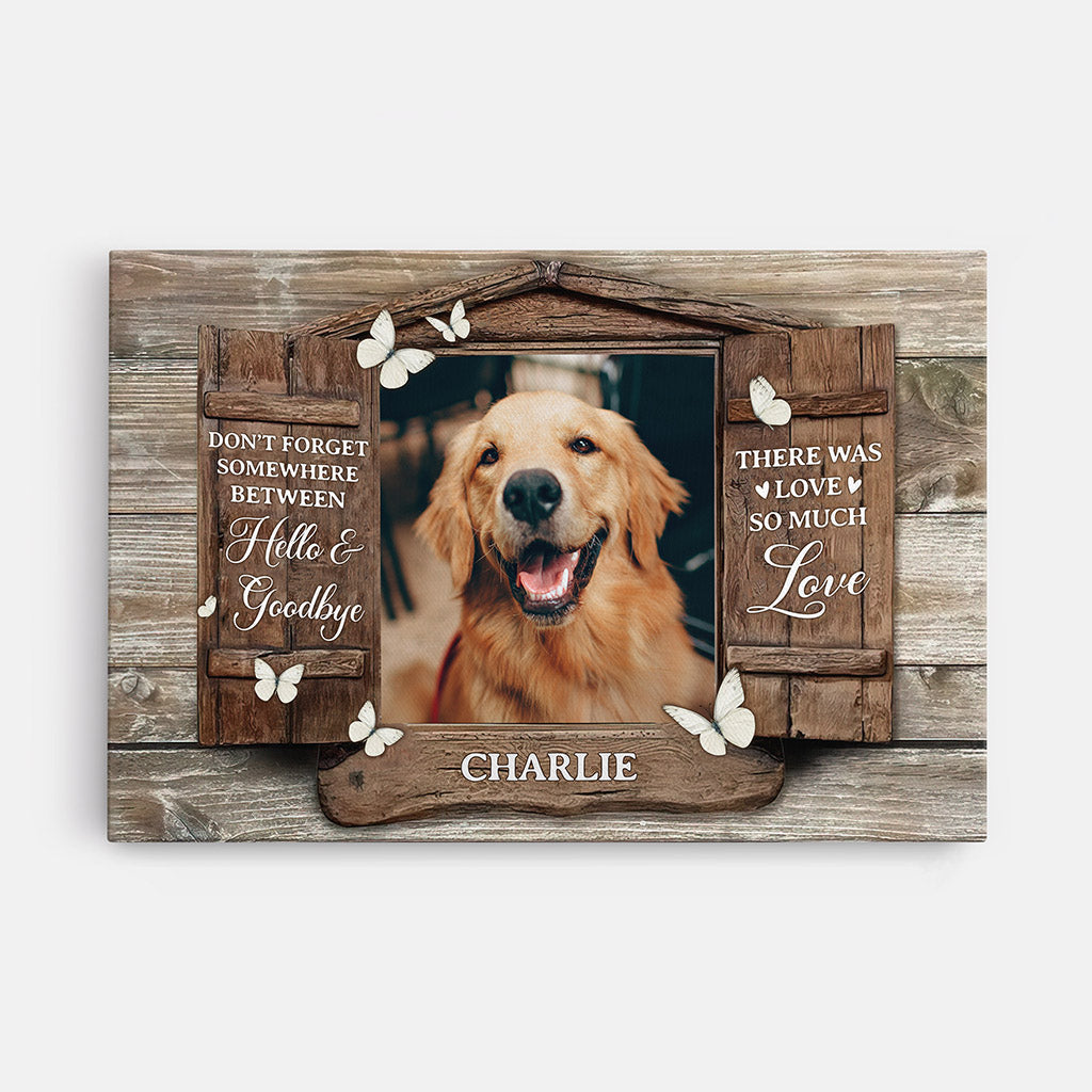 There Was Love So Much Love - Personalized Canvas / Poster | Gifts for Dog Lovers