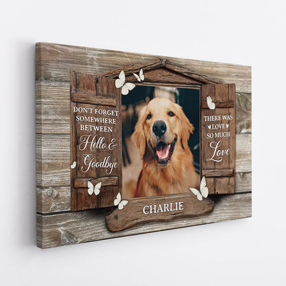 There Was Love So Much Love - Personalized Canvas / Poster | Gifts for Dog Lovers