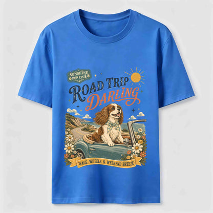 Road Trip Darling Dog Tee