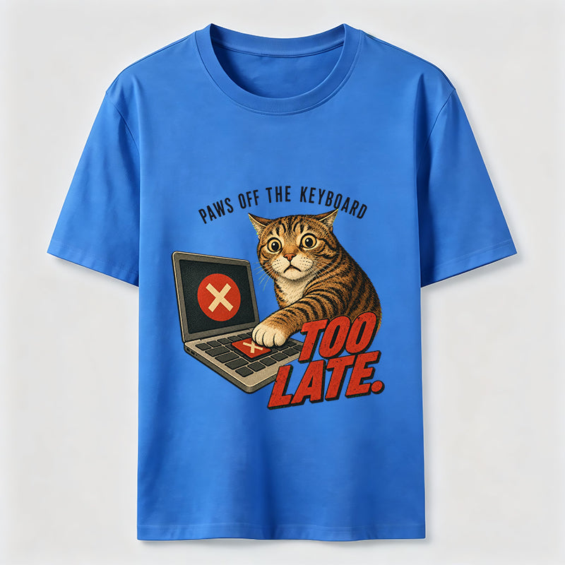 Paws Off The Keyboard Cat T-Shirt