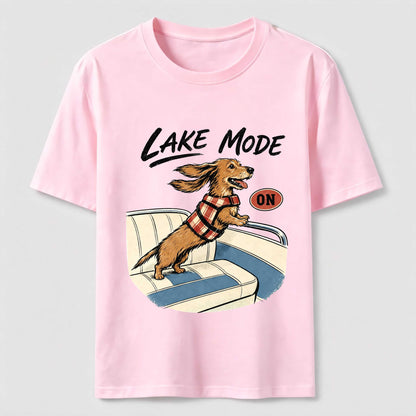 Lake Mode Dachshund Dog Tee
