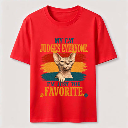 My Cat Judges Everyone Tee