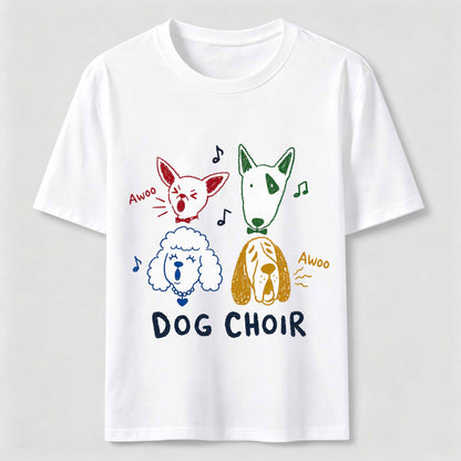 Dog Choir Funny Graphic Tee