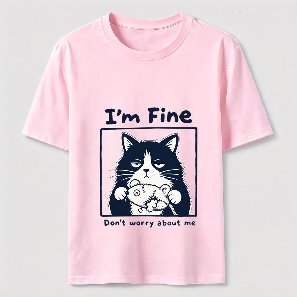 I'm Fine Grumpy Cat T-Shirt