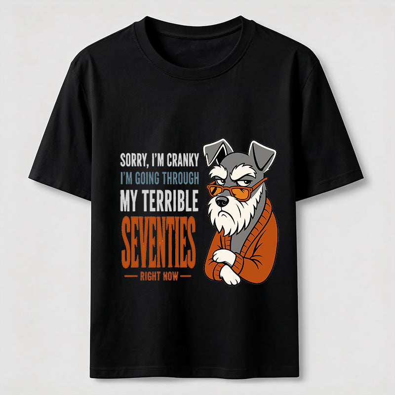 Terrible Seventies Cranky Schnauzer T-Shirt