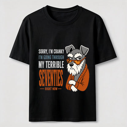 Terrible Seventies Cranky Schnauzer T-Shirt