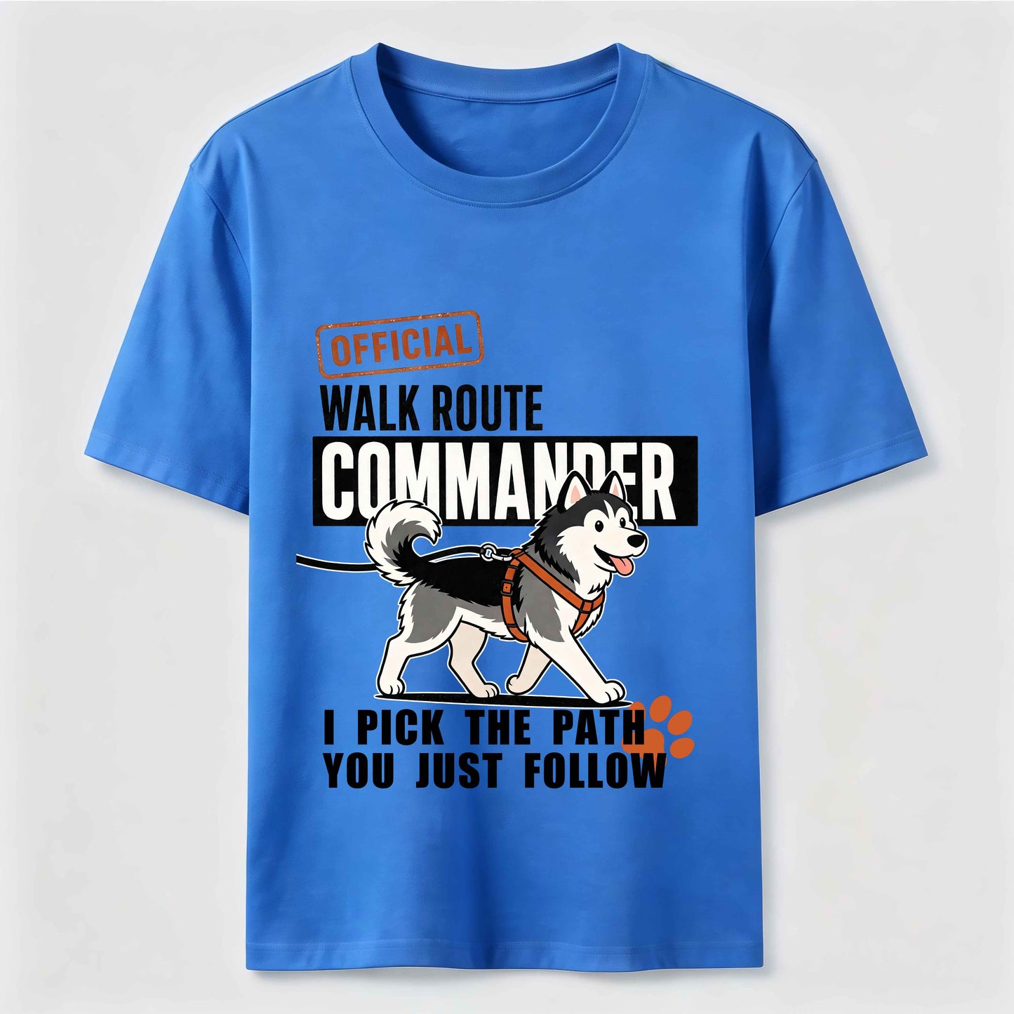 Husky Walk Commander T-Shirt