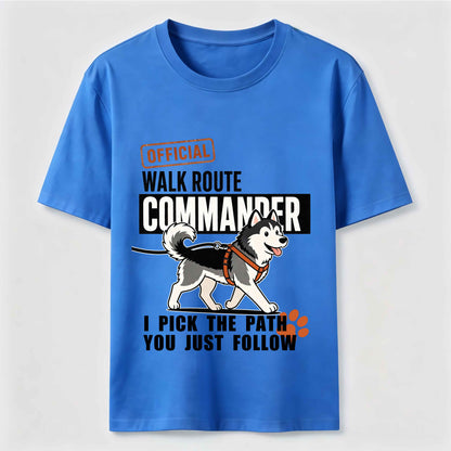 Husky Walk Commander T-Shirt