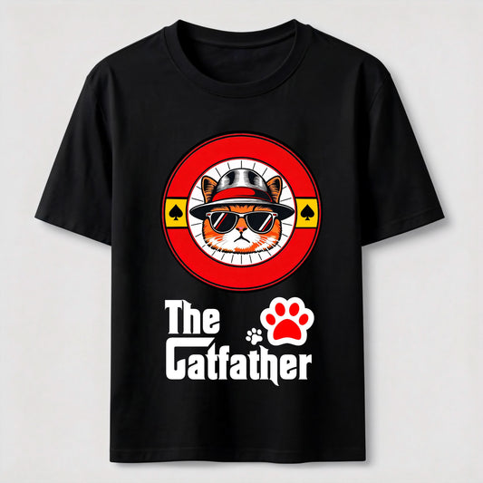 The Catfather Poker Face Cat T-Shirt