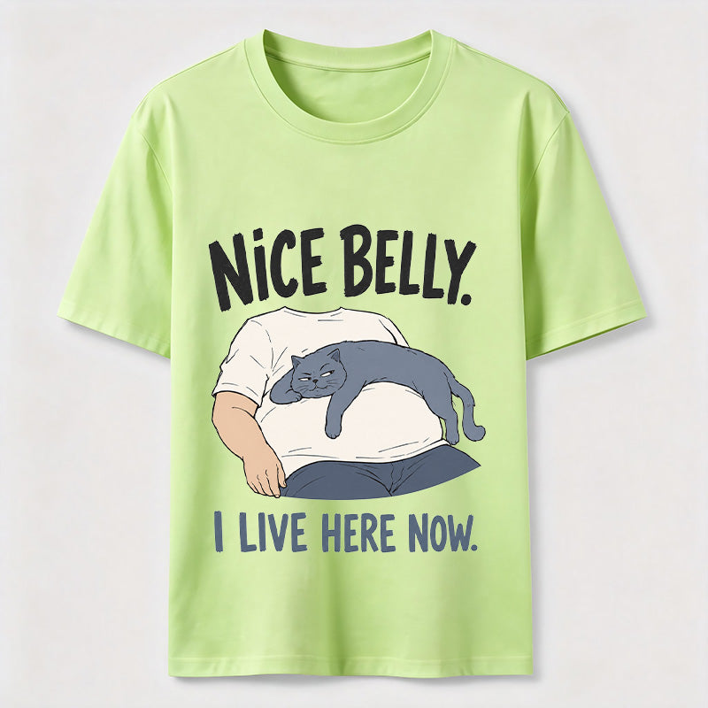 Belly Tenant Cat T-Shirt