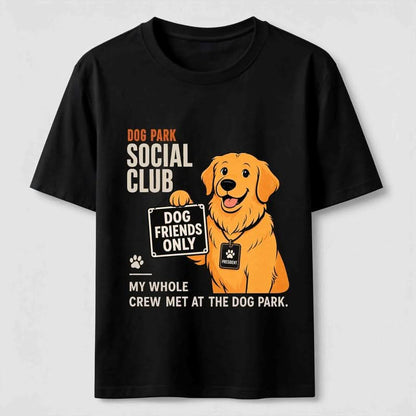 Dog Park Social Club Golden Retriever T-Shirt