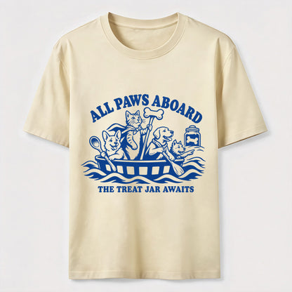All Paws Aboard Pet Crew T-Shirt