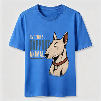 Emotional Support Bull Terrier T-Shirt