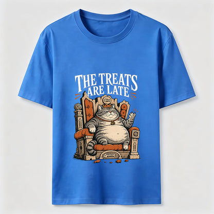 The Treats Are Late Cat Tee