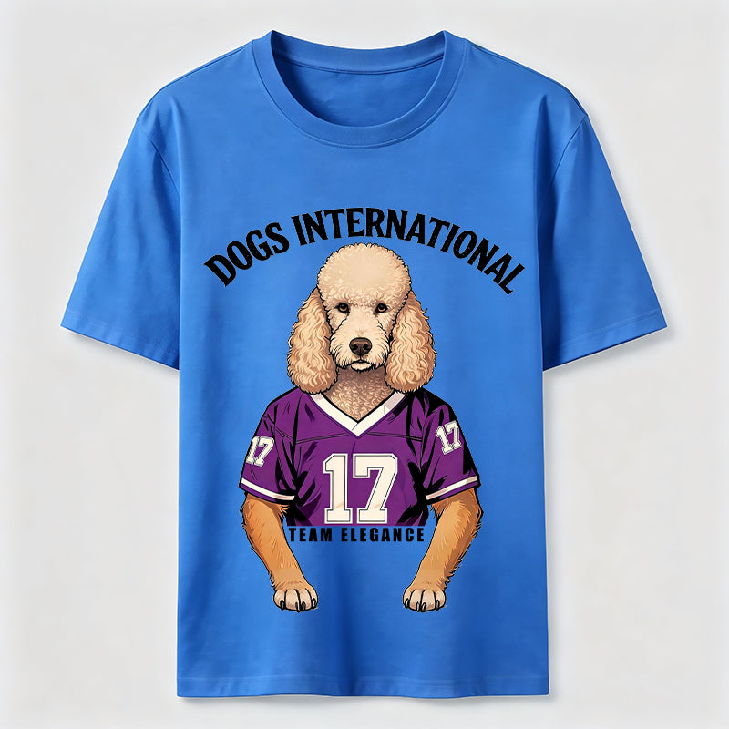 Team Elegance Poodle Athletic T-Shirt