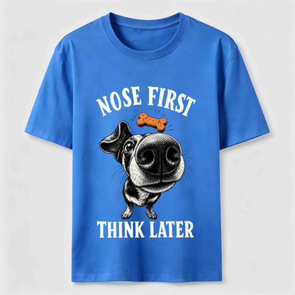 Nose First Dog Tee