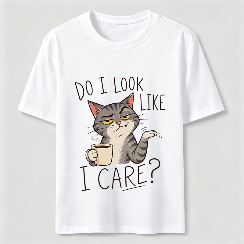 Do I Look Like I Care Cat T-Shirt