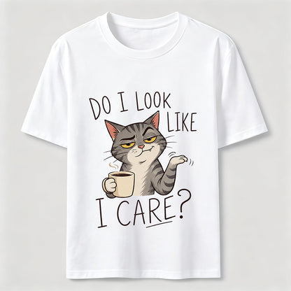 Do I Look Like I Care Cat T-Shirt
