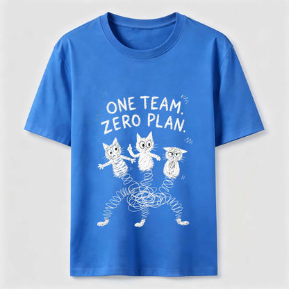 One Team Zero Plan Cat Tee