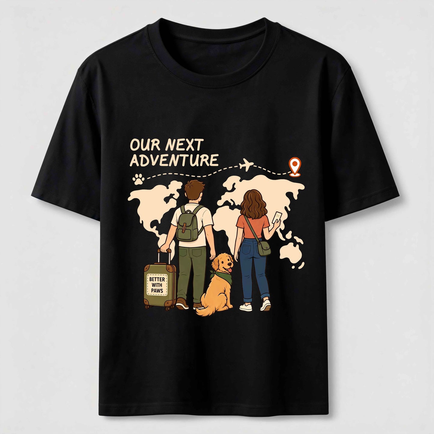 Our Next Adventure Dog T-Shirt