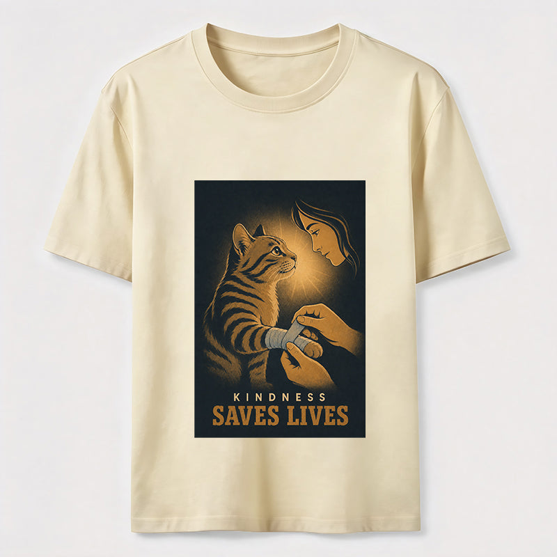 Every Paw Deserves Love – Cat Lover Graphic Tee