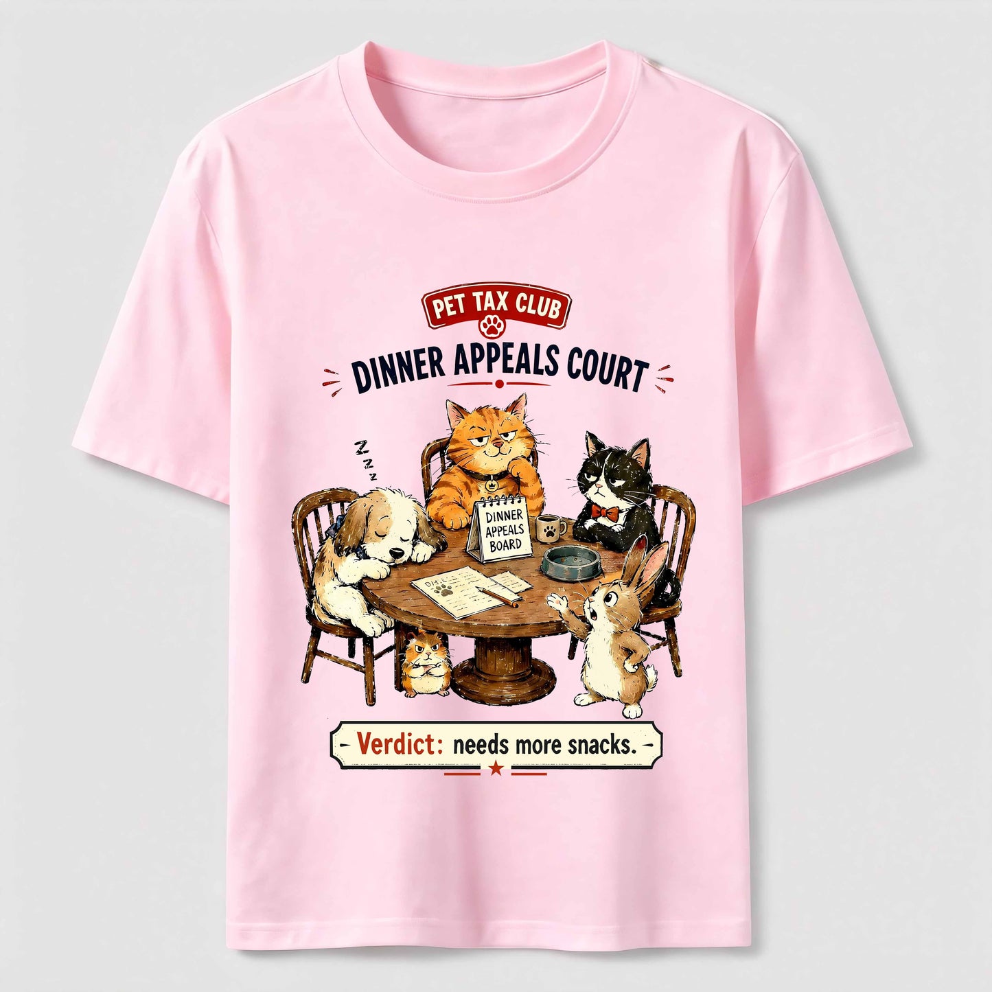 Pet Dinner Review Board T-Shirt