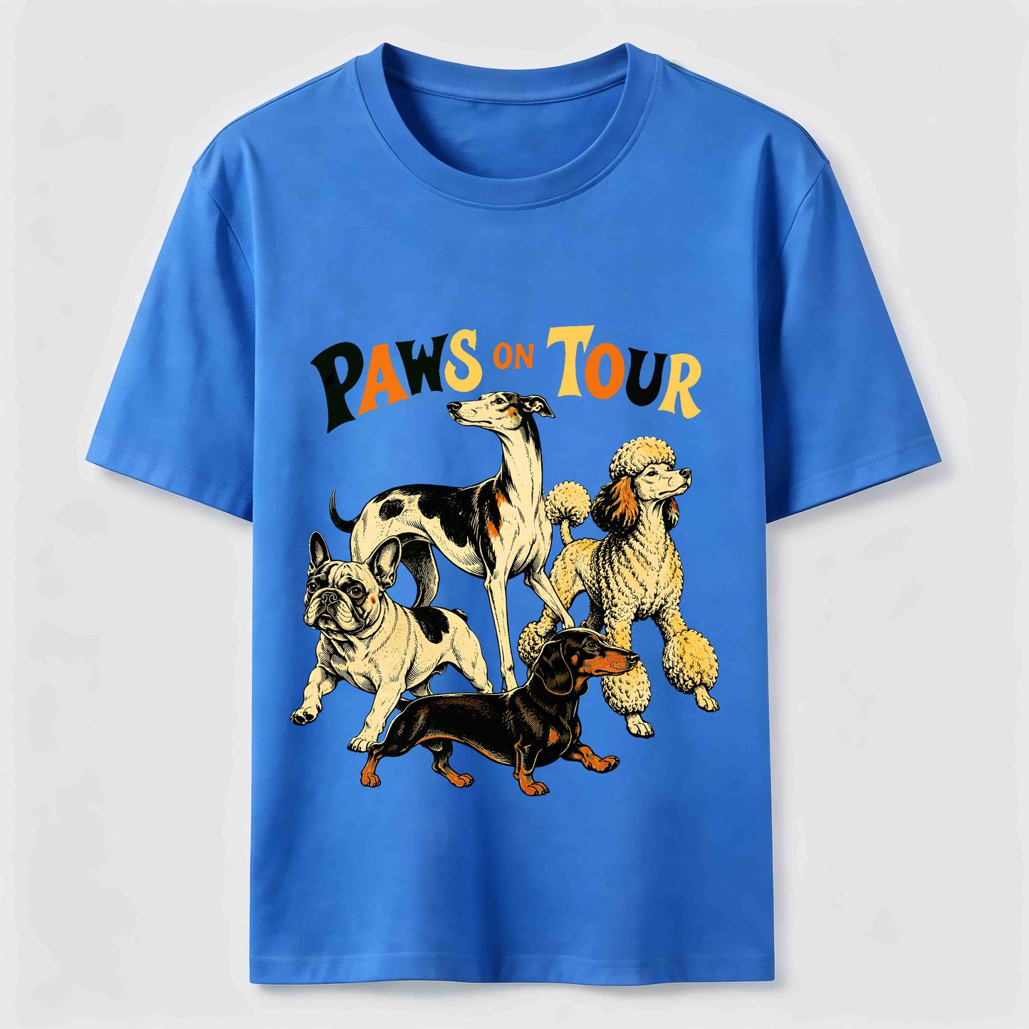 Dog Pack Road Trip Graphic T-Shirt